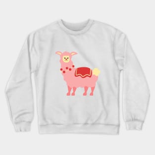 Cute Christmas Lama Crewneck Sweatshirt